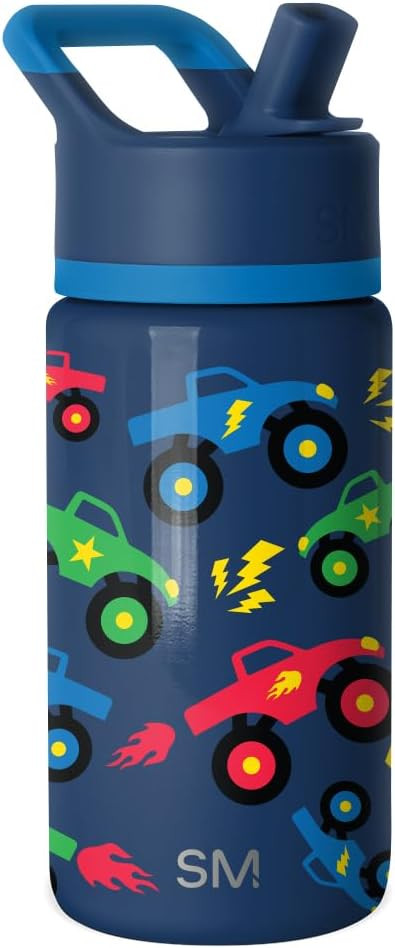 Simple Modern Kids Summit Water Bottle with Straw Lid | 14oz Stainless Steel Cup Insulated Tumble... | Amazon (US)