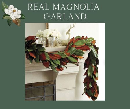 I ordered this last year and it was beautiful! She books up quickly, so order now! It lasted me two months! Garland Christmas garland magnolia garland fresh garland. Live garland Etsy sale

#LTKHoliday #LTKSeasonal #LTKsalealert