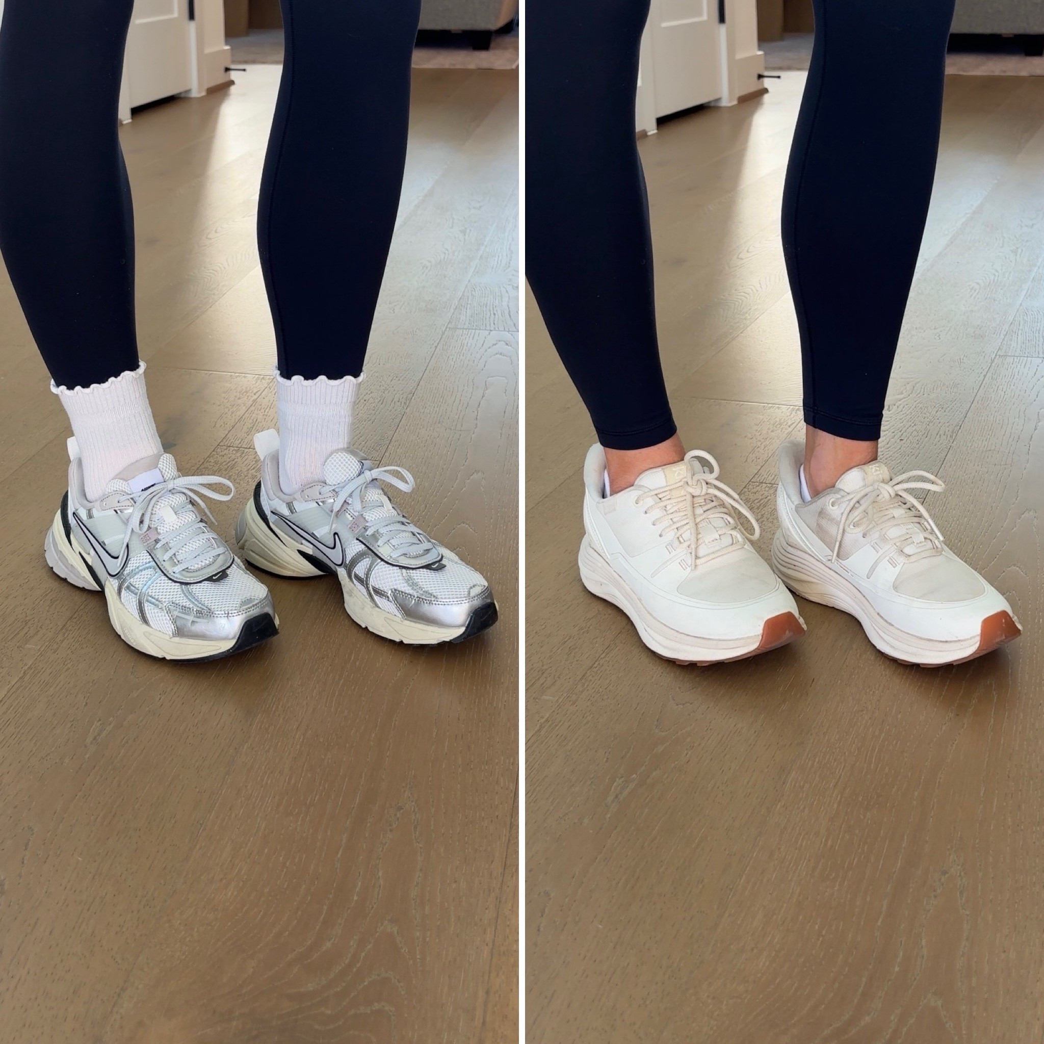 The tennis shoes I love to wear with ruffle socks, and the tennis shoes I love to wear with short socks! Both are a staple in my wardrobe!!!!

#LTKselfcare #LTKfitnessgoals #LTKootd