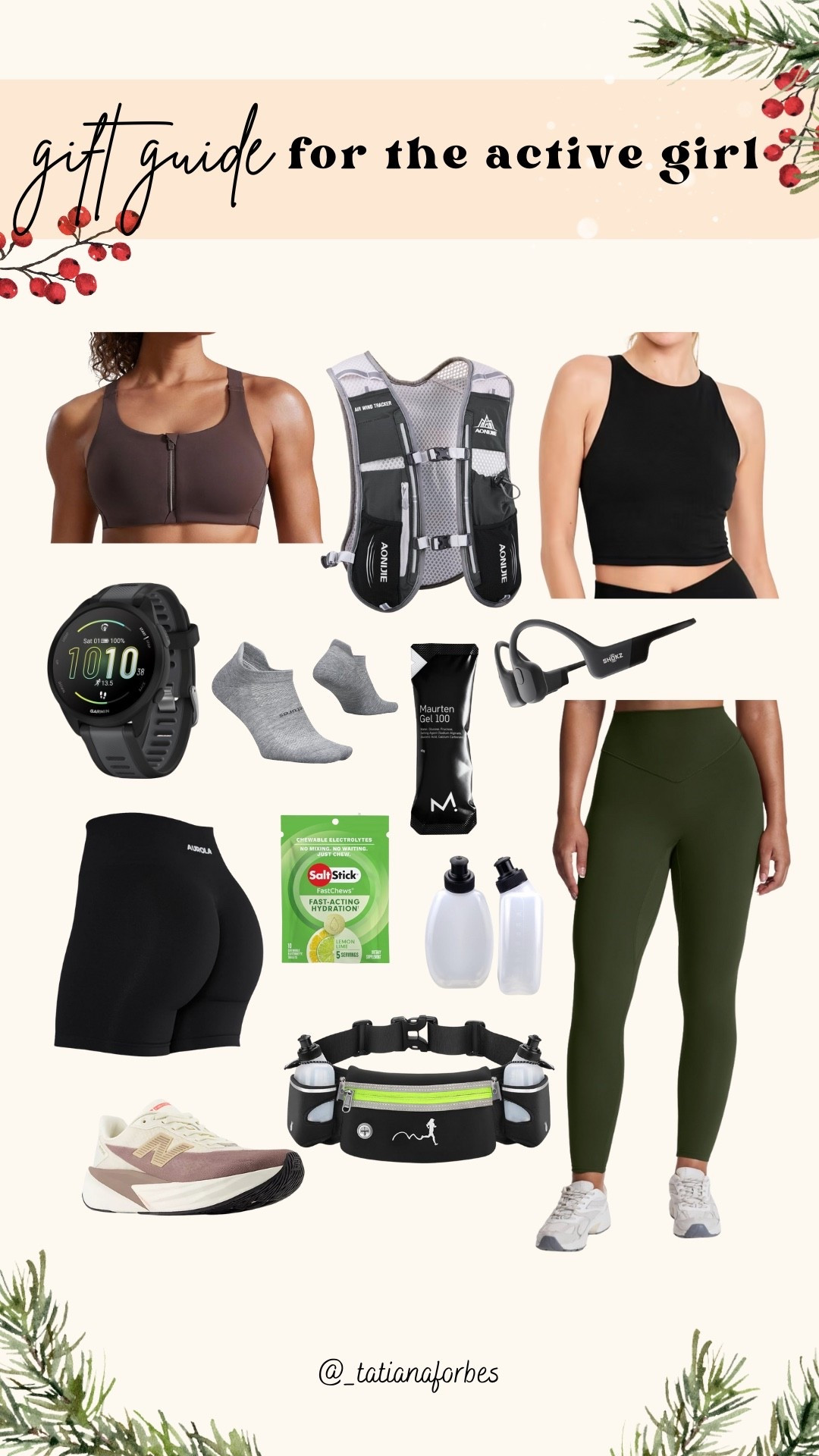 Pulled together a gift guide for the active girl! A mix of pieces I’ve trained with, raced in, and the ones y’all have been clicking nonstop!

Great for holiday gifting (or building your own wishlist).

Definitely keep an eye on these for Cyber Week. This category always gets good deals!

Everything’s linked here, plus other similar great finds!

#LTKCyberWeek #LTKGiftGuide #LTKActive