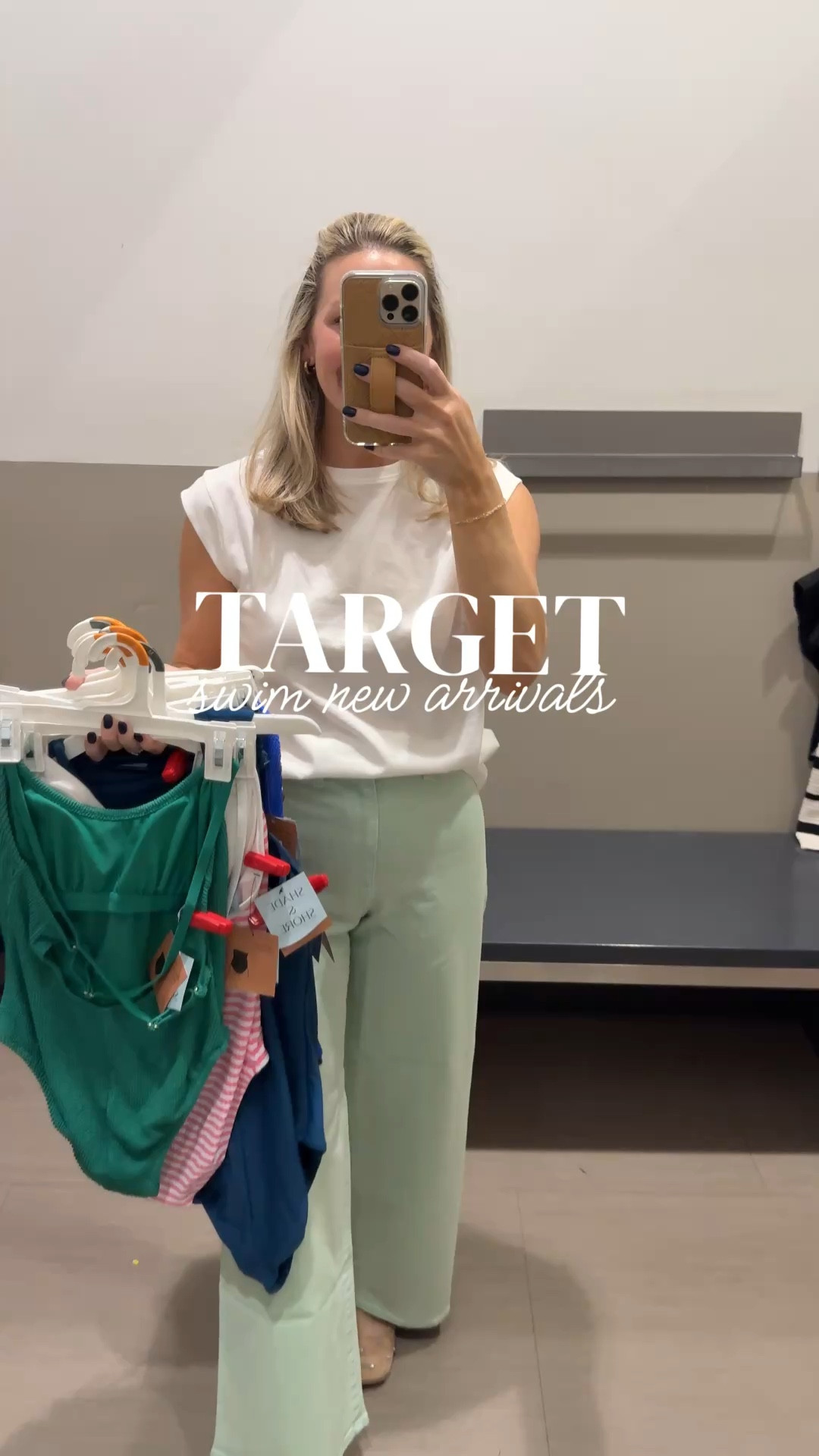 Target swimwear! I know it’s early and this wasn’t planned but lol I’ve gotten a few requests for swim recs so here you go! I’m 5’3 for reference and around 130lbs. I’m typically a small.

I’m wearing a size medium in every suit except the 2 blue ones. I’m wearing a small in those but could’ve done a medium! So all that to say size up one!! 
The black and polka dot are cheeky too so just a heads up on those. The others are full coverage. 

#LTKStyleTip #LTKWatchNow #LTKFindsUnder50