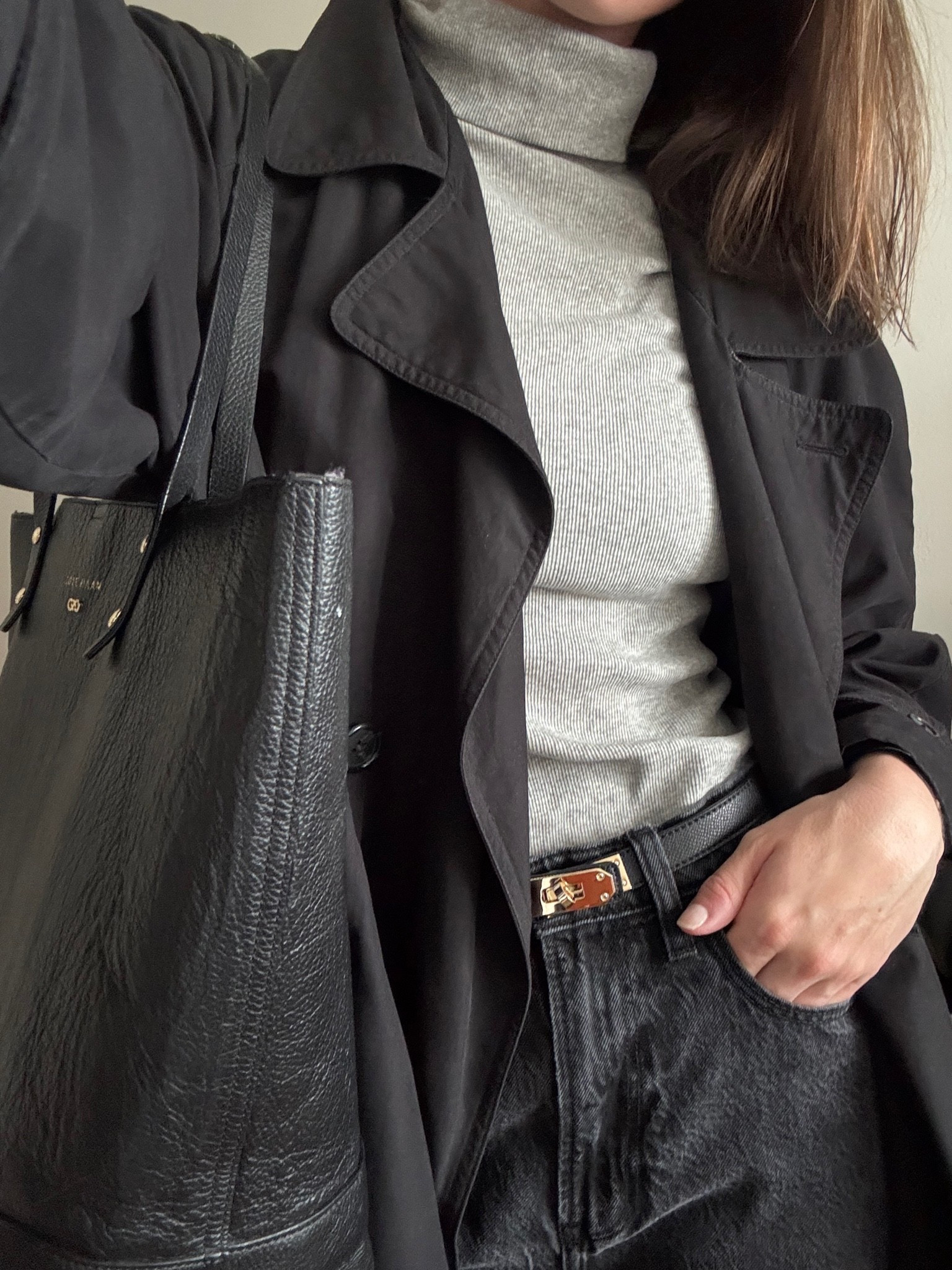 Rainy outfit of the day - I adopted this trench from my dad but linking everything else 🤍

#LTKgrwm #LTKootd #LTKmomlife