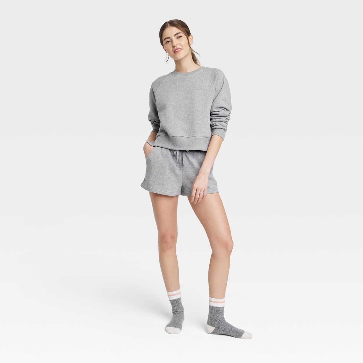 Women's Fleece Lounge Shorts - Colsie™ | Target