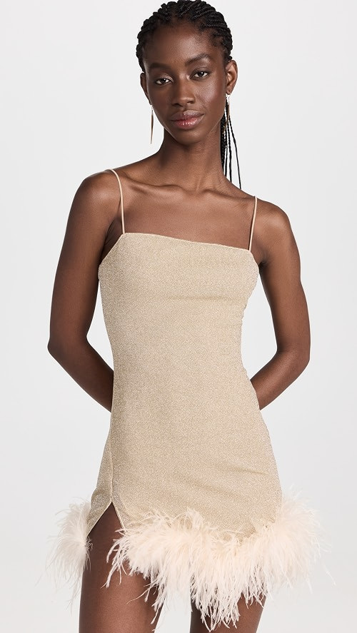 Lumire Plumage Mini Dress | Shopbop