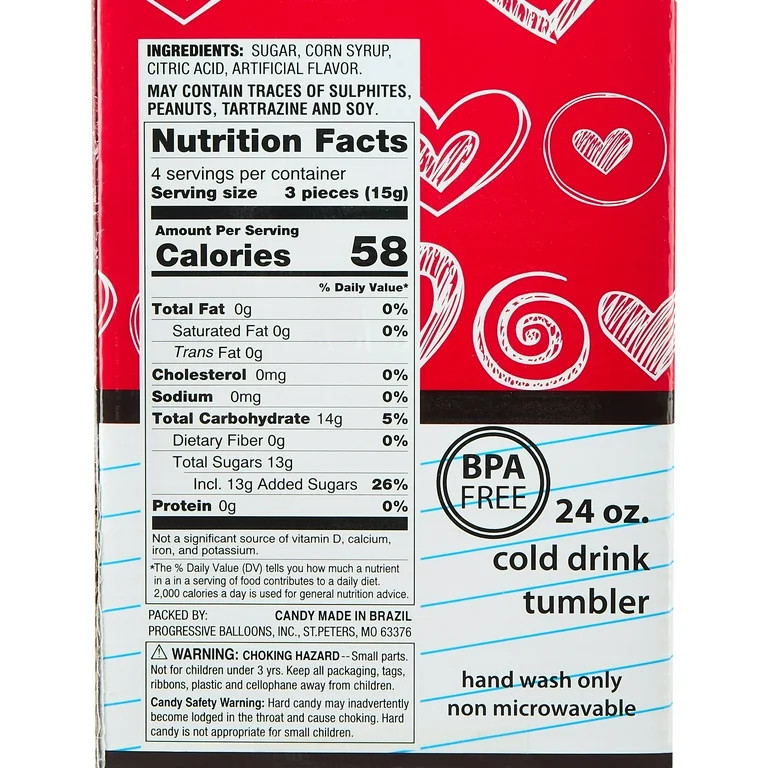 Tumbler and Hard Candy Gift Set, Best Teacher Ever, Multicolor, Valentine's Day by Way To Celebra... | Walmart (US)