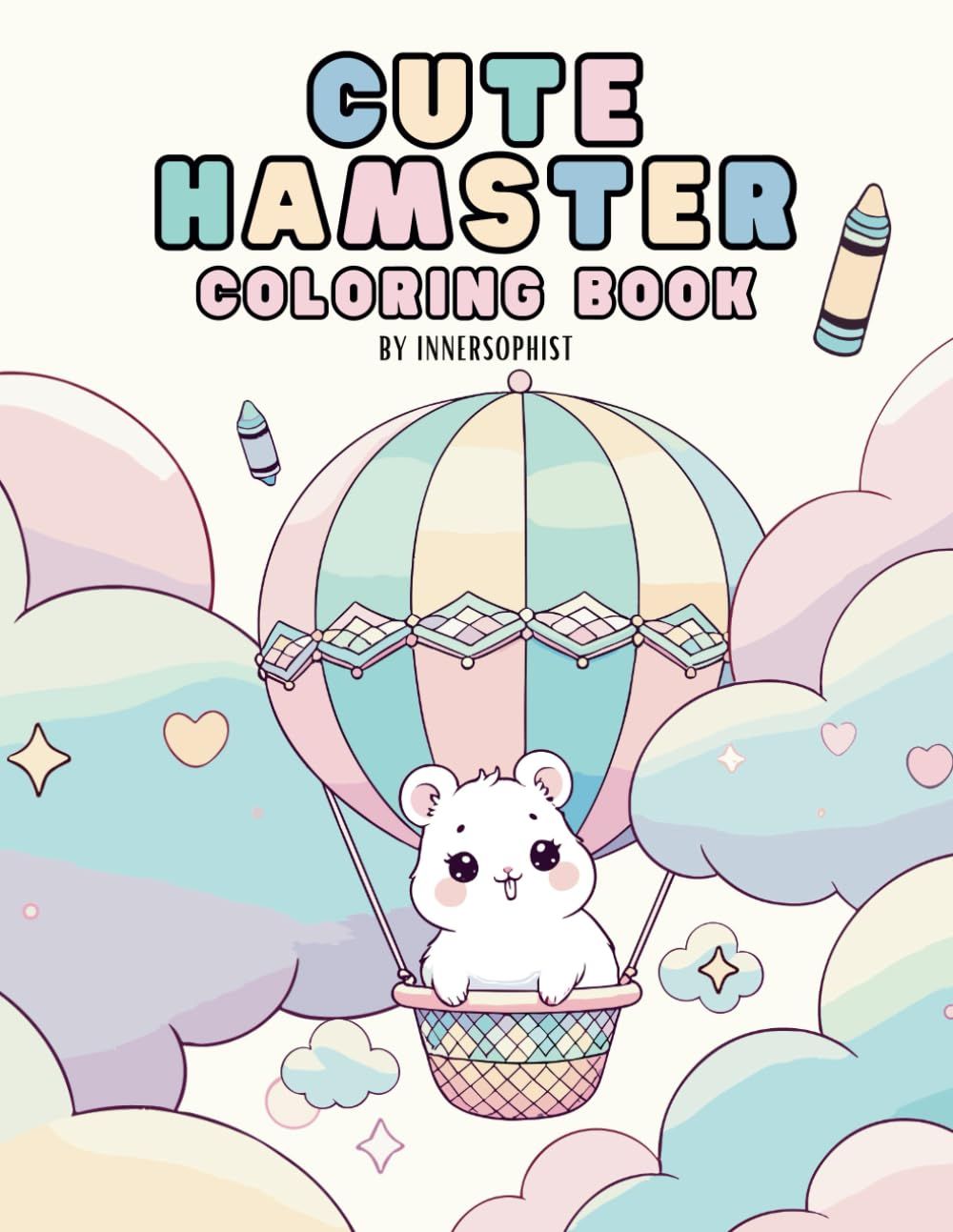 Cute Hamster Coloring Book: 50 Adorable Hamster Scenes for Kids: A Kawaii Coloring Journey | Amazon (US)