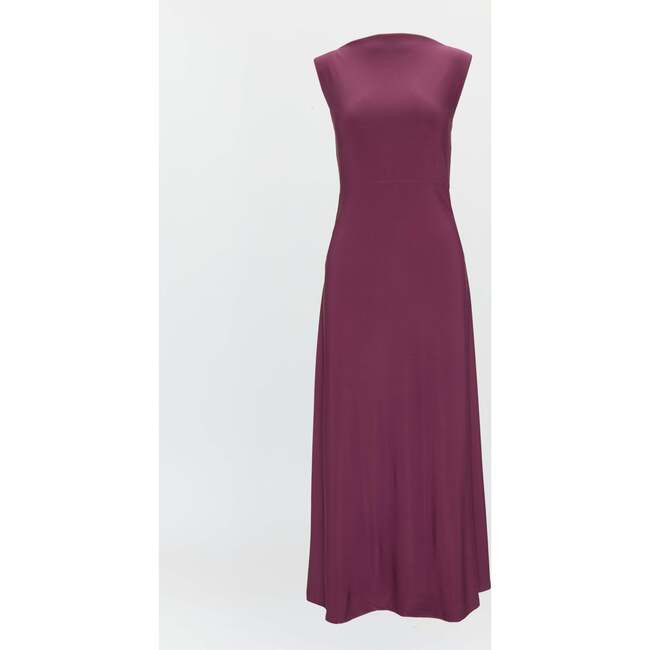 Hill House Home | The Sloane Dress, Aubergine (Red, Size Medium) | Maisonette | Maisonette