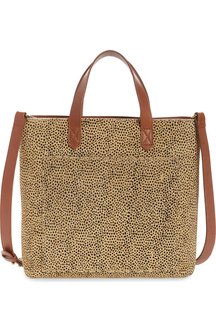 The Zip Top Small Spotted Calf Hair Transport Crossbody Bag | Nordstrom