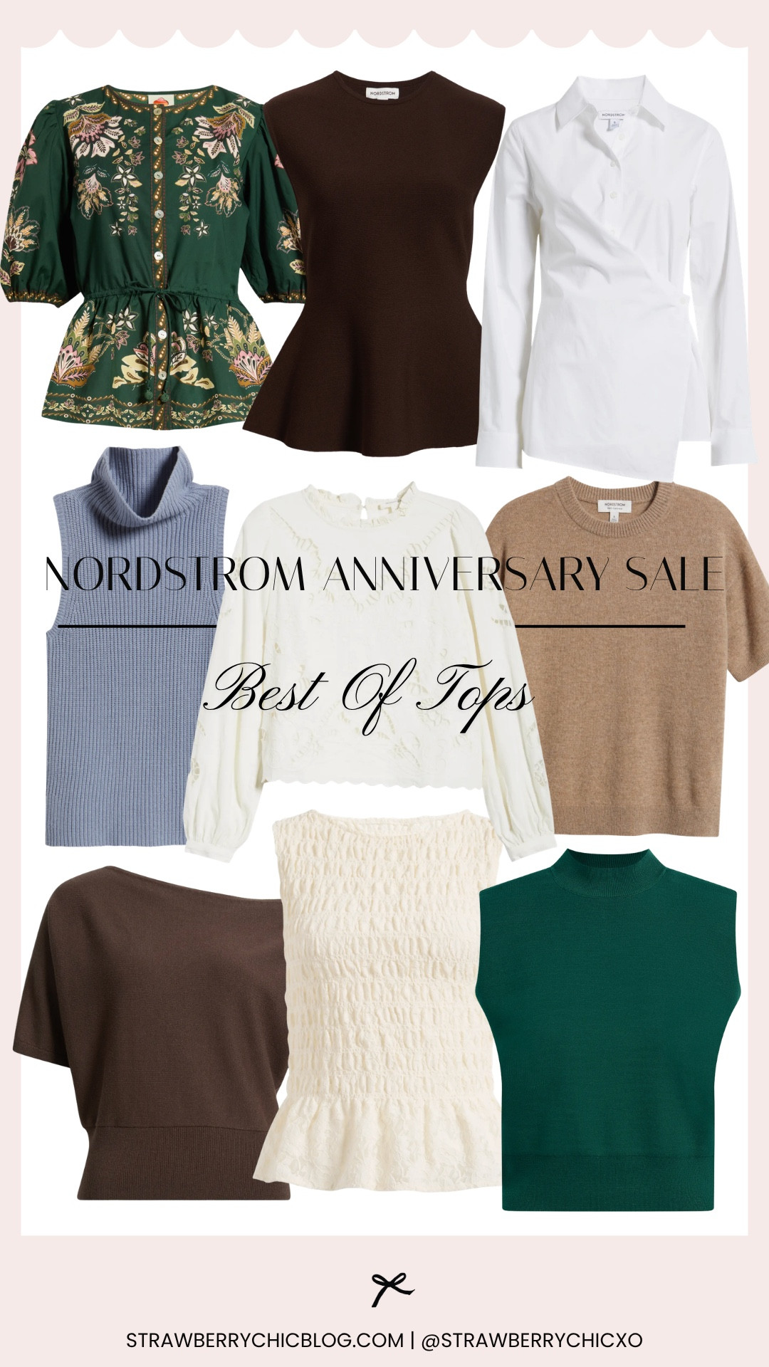 My favorite tops in the Nordstrom anniversary sale! I styled these multiple ways in my lookbook this year (you can see it on strawberrychicblog.com)

#LTKSaleAlert