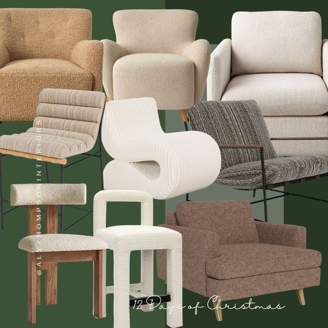 Boucle Furniture | Home Design | Home Decor | Boucle Accent Chair | Boucle Barstool | Boucle Counter Height Stool | Kitchen | Home | Living Room| Accent Chair | Reading Chair 

 #LTKHome #LTKSaleAlert #LTKMidsize