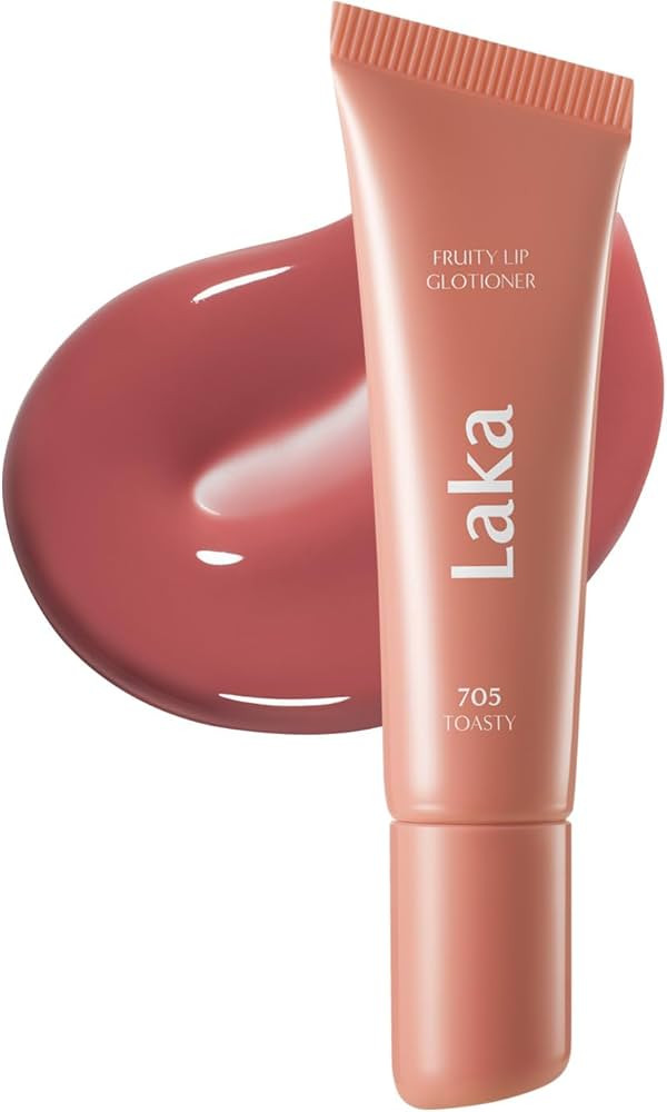 Laka Fruity Lip Glotioner, 10ml/0.33 fl.oz, Lip Gloss with High Shine Vivid Colors, Jelly tip for... | Amazon (US)