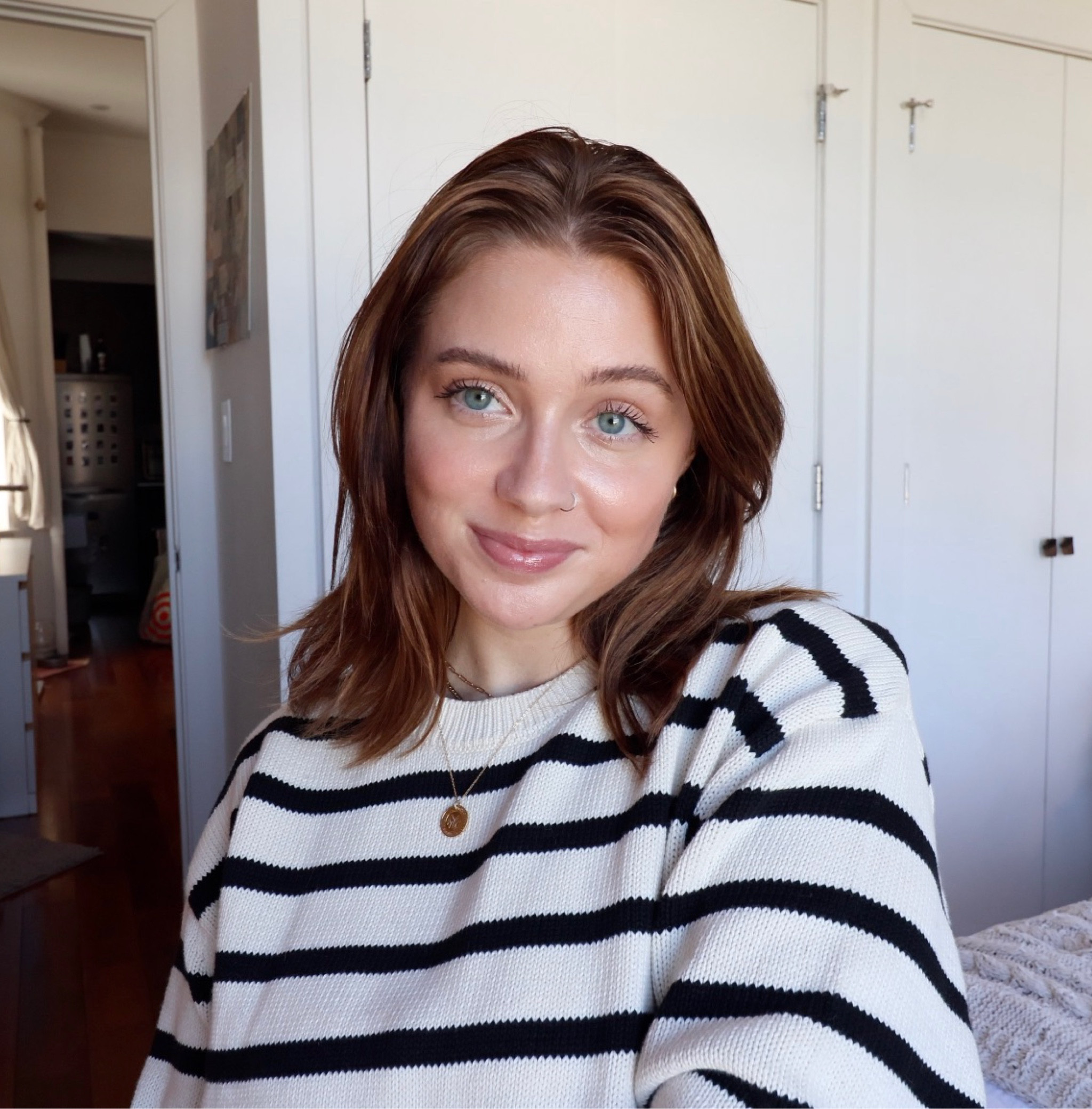 The PERFECT fall sweater. Off-white with black stripes, fits boxy but flattering! I’m wearing a size M and will be buying in every other color  

#LTKSeasonal #LTKfindsunder100 #LTKstyletip