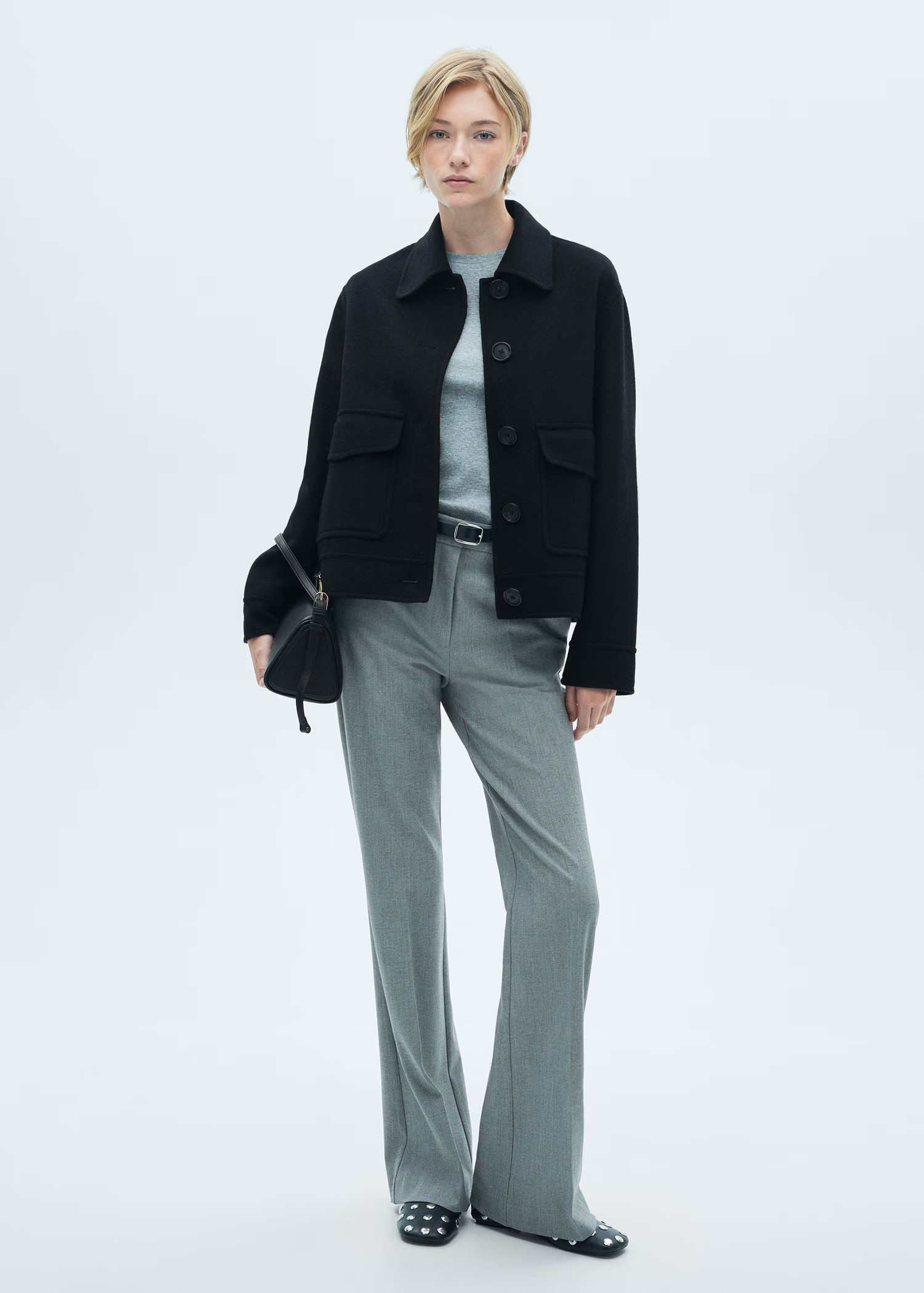 Wool jacket with pockets - Women | MANGO USA | Mango (US/MX/AU)