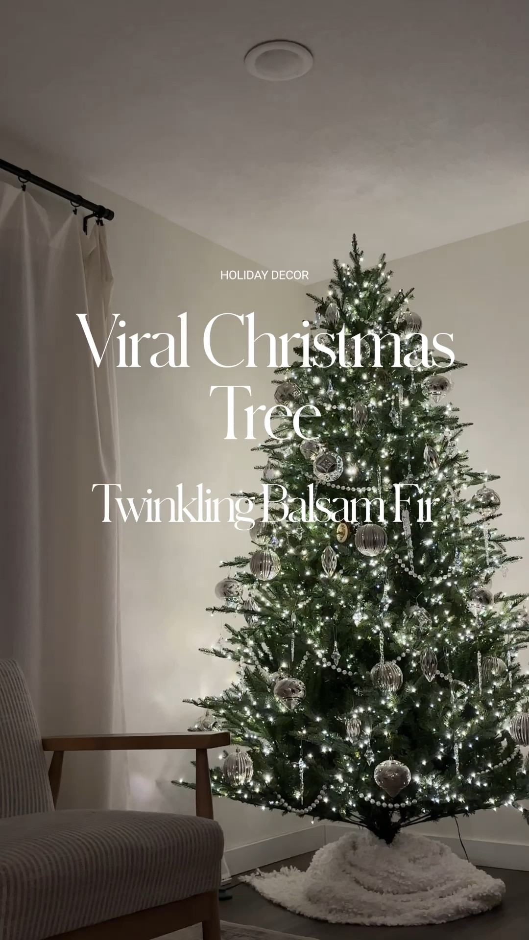 Christmas Decor, viral Christmas tree, Duchess Twinkling Balsam Fir, artificial Christmas tree. 

#LTKSeasonal #LTKHoliday #LTKVideo