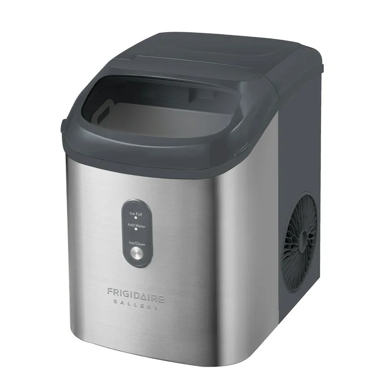 Frigidaire Gallery 33 lbs. Nugget Ice Maker, Stainless Steel, Grey | Walmart (US)