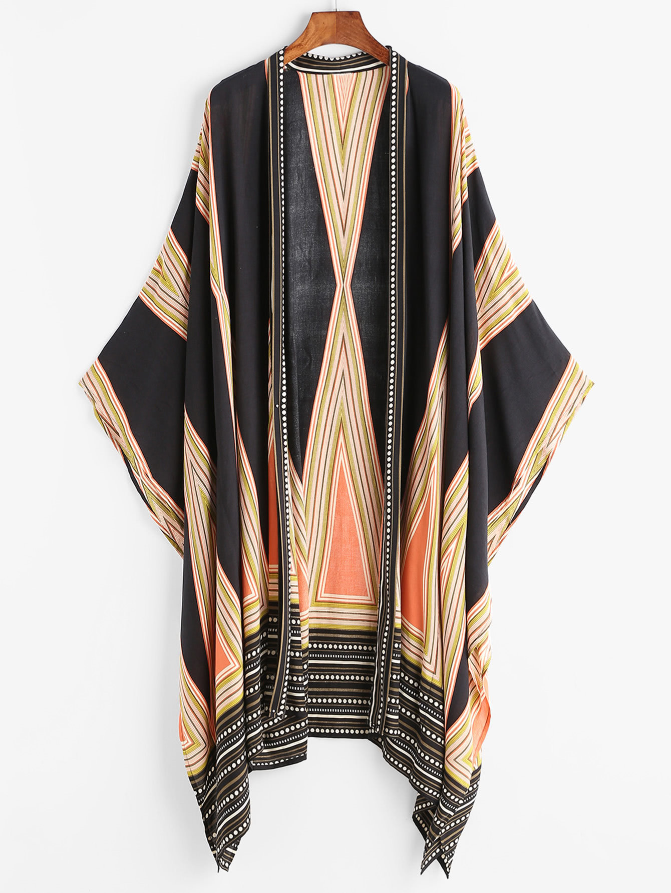 SHEIN Geo Print Kimono | SHEIN  Nederland | SHEIN