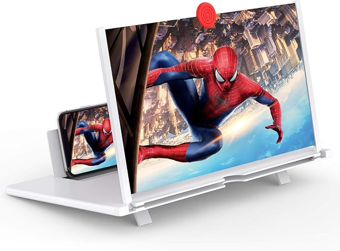 12" Screen Magnifier,3D HD Mobile Phone Magnifier Projector Screen Enlarger for Movies, Videos, a... | Amazon (US)
