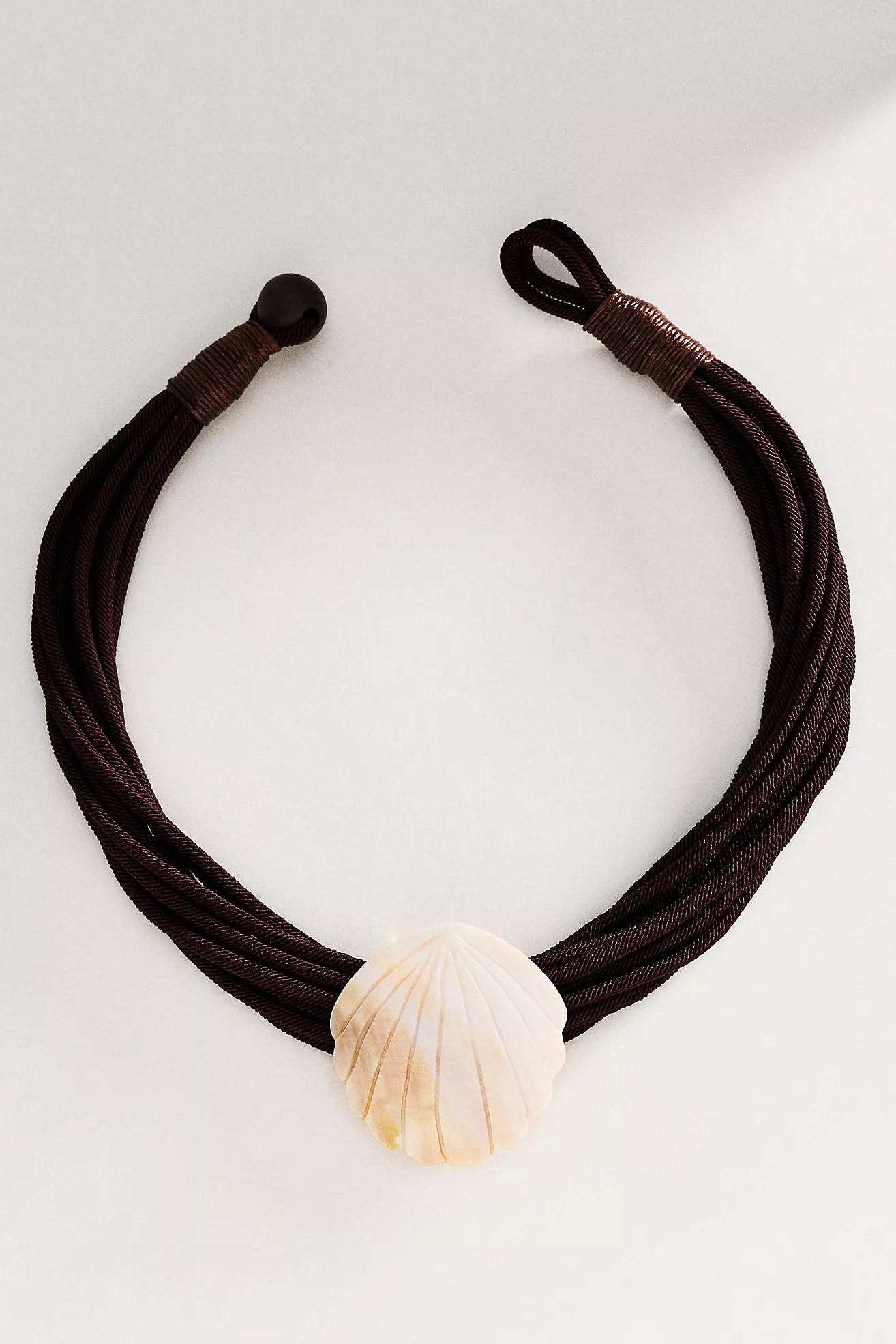 Shell Icon Fabric Necklace | Anthropologie (US)