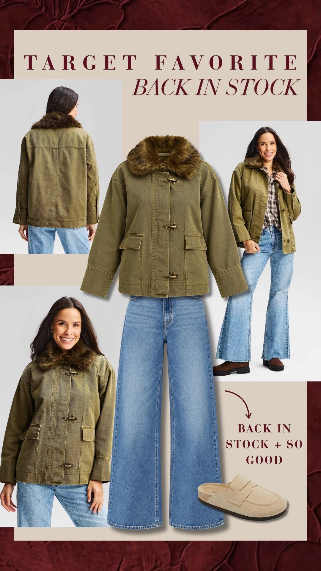 Must have fall jacket just restocked at Target 🍂✨
