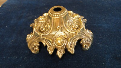 Vintage L&LWMC 1973 Brass Plated Metal Footed Lamp Base - New Old Stock | eBay US