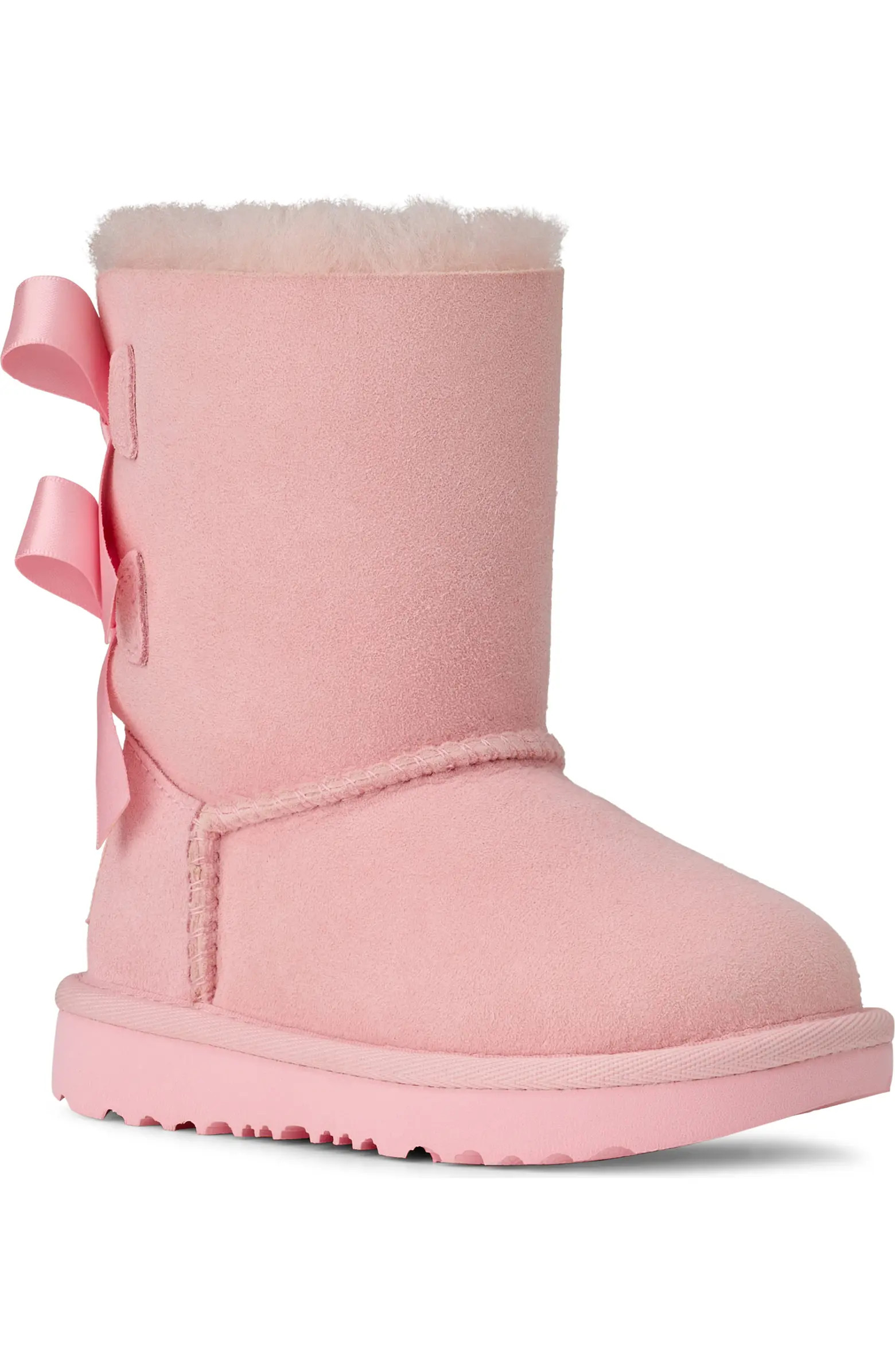 Kids' Bailey Bow II Water Resistant Genuine Shearling Boot | Nordstrom