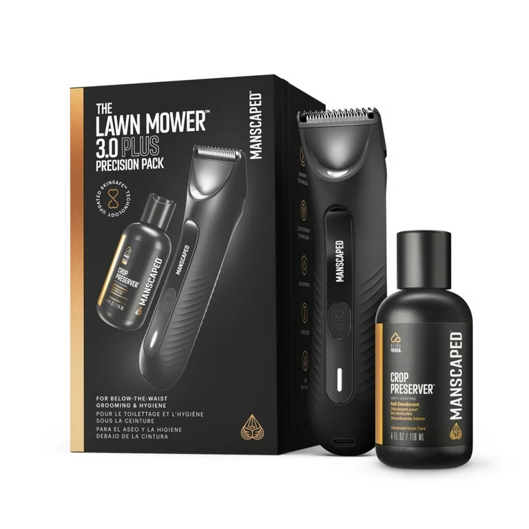 MANSCAPED® The Lawn Mower® 3.0 Plus Precision Pack, Men's Electric Groin Shaver & Body Hair Tri... | Walmart (US)