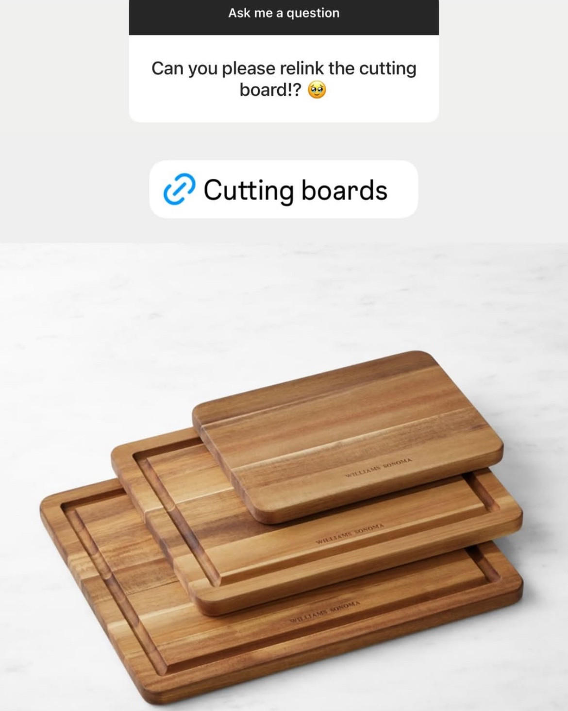 wooden cutting boards I’d recommend

#LTKHome