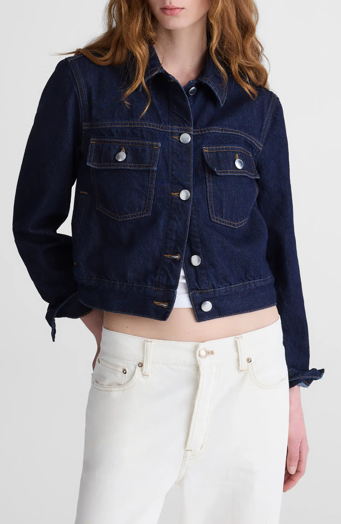 Madewell Boxy Denim Trucker Jacket in Rinse Wash at Nordstrom Rack, Size X-Large | Nordstrom Rack