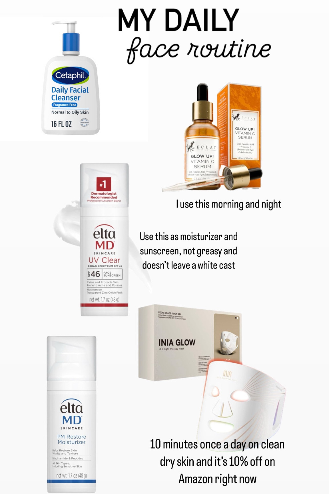 My daily skin routine 

#LTKBeauty #LTKFindsUnder100
