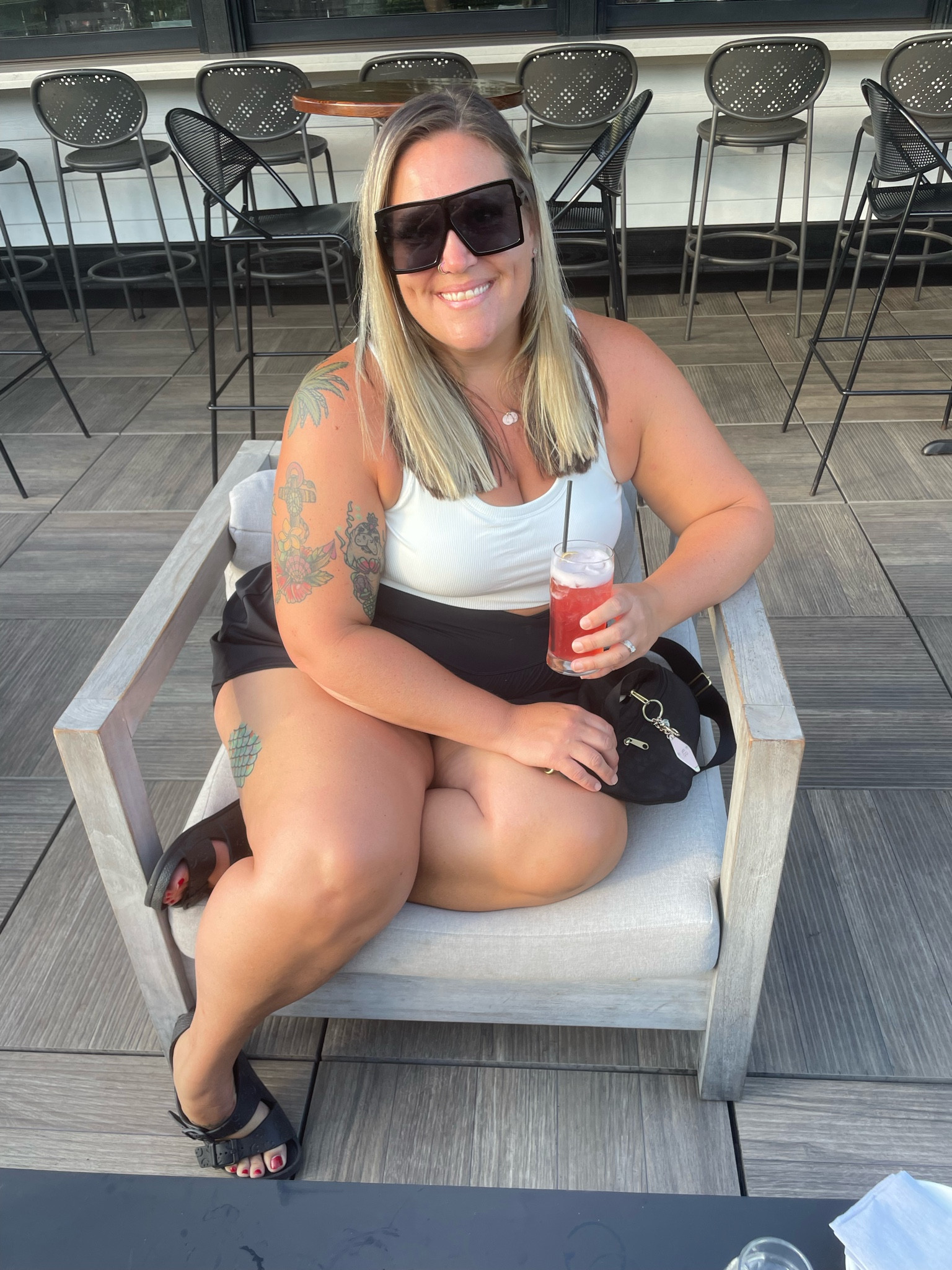 ✨ date night OOTD ✨

the weather is hot but the rooftop bar was empty 🙌🏽

absolutely LOVING these crossover shorts from Amazon - I have another pair (navy) coming soon because they were running another lightning deal on the 4th! 🧨

make sure you’re following me on IG for all the upcoming Target & Amazon summer sales this week and next!

#LTKMidsize #LTKSummerSales #LTKPlusSize