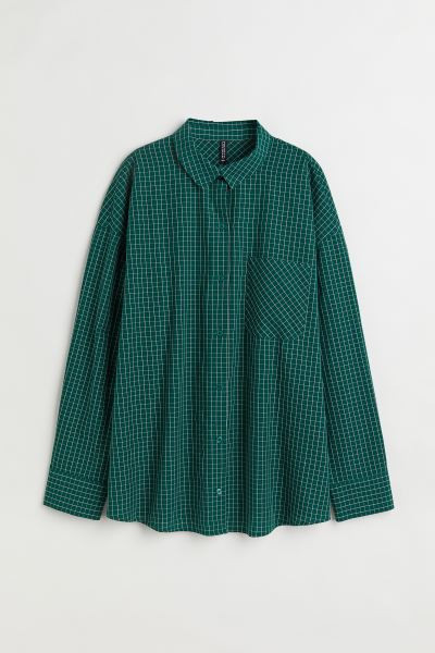 Oversized Cotton Shirt | H&M (US + CA)