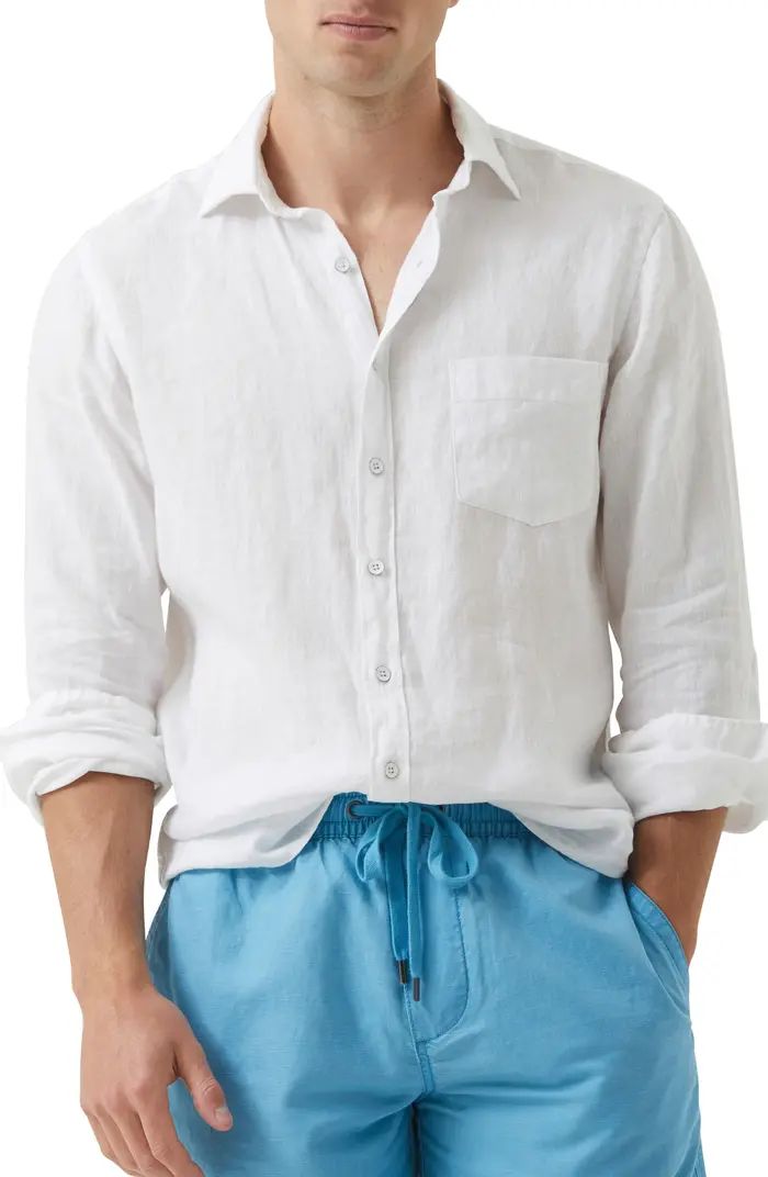 Seaford Linen Button-Up Shirt | Nordstrom