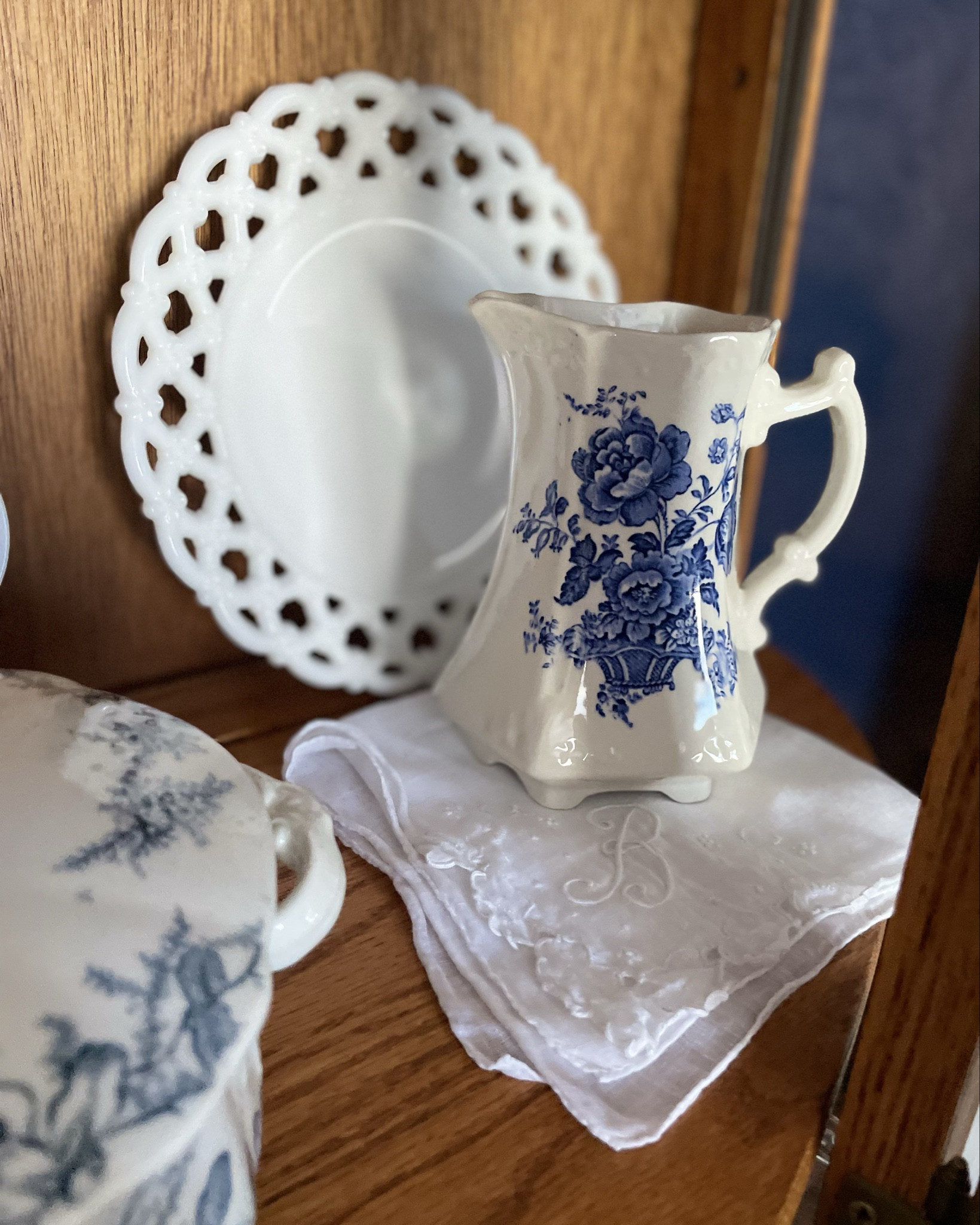 After recently acquiring an antique curio cabinet, I’ve styled a handful of blue and white decor items inside. 
Blue and white decor is charming and timeless, enabling you to use it at all times of the year!


#LTKHome #LTKStyleTip #LTKFindsUnder50