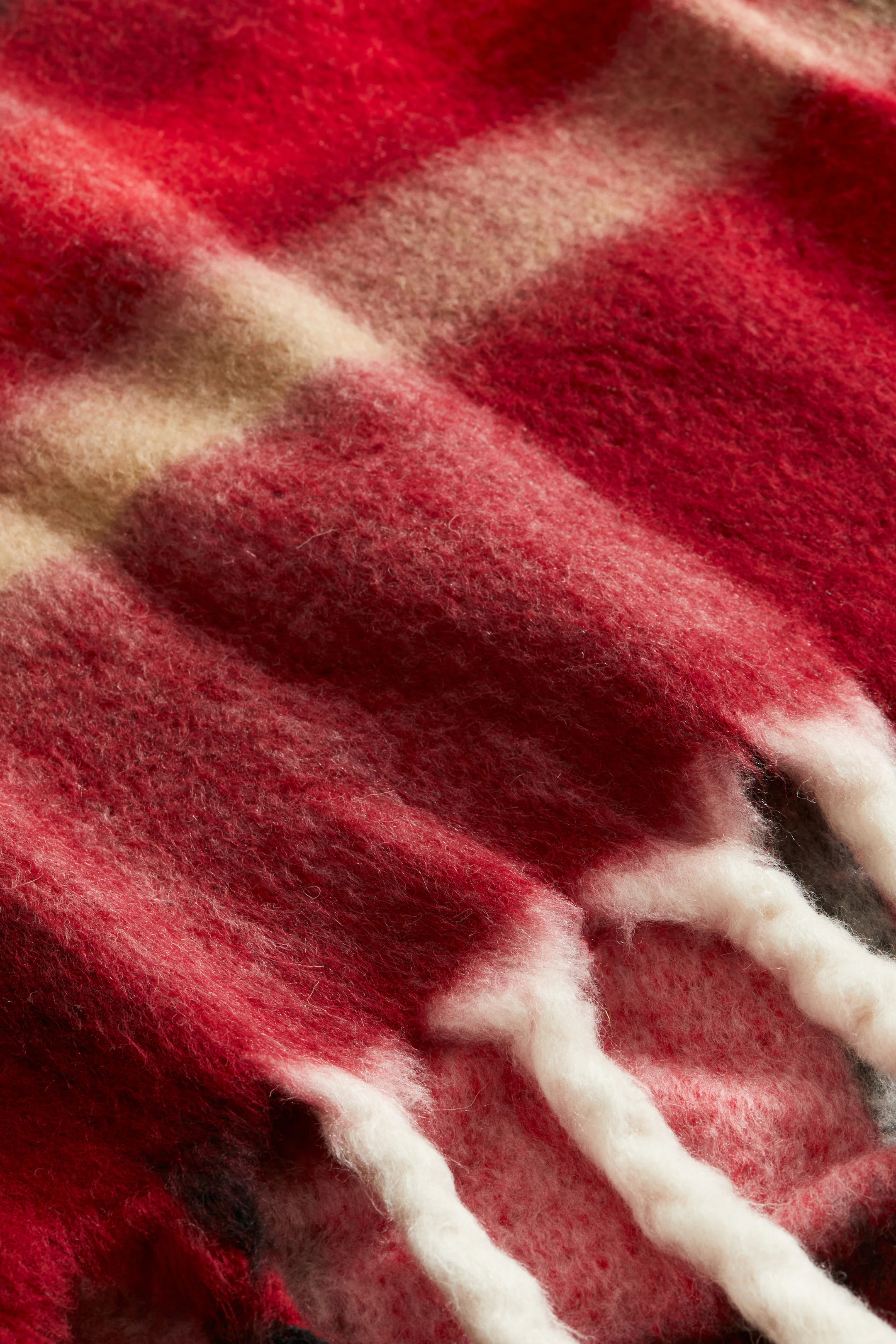 Patterned Throw - Red/plaid - Home All | H&M US | H&M (US + CA)