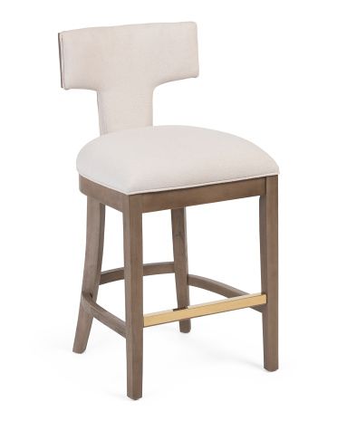 Carter Wooden Back Counter Stool | TJ Maxx