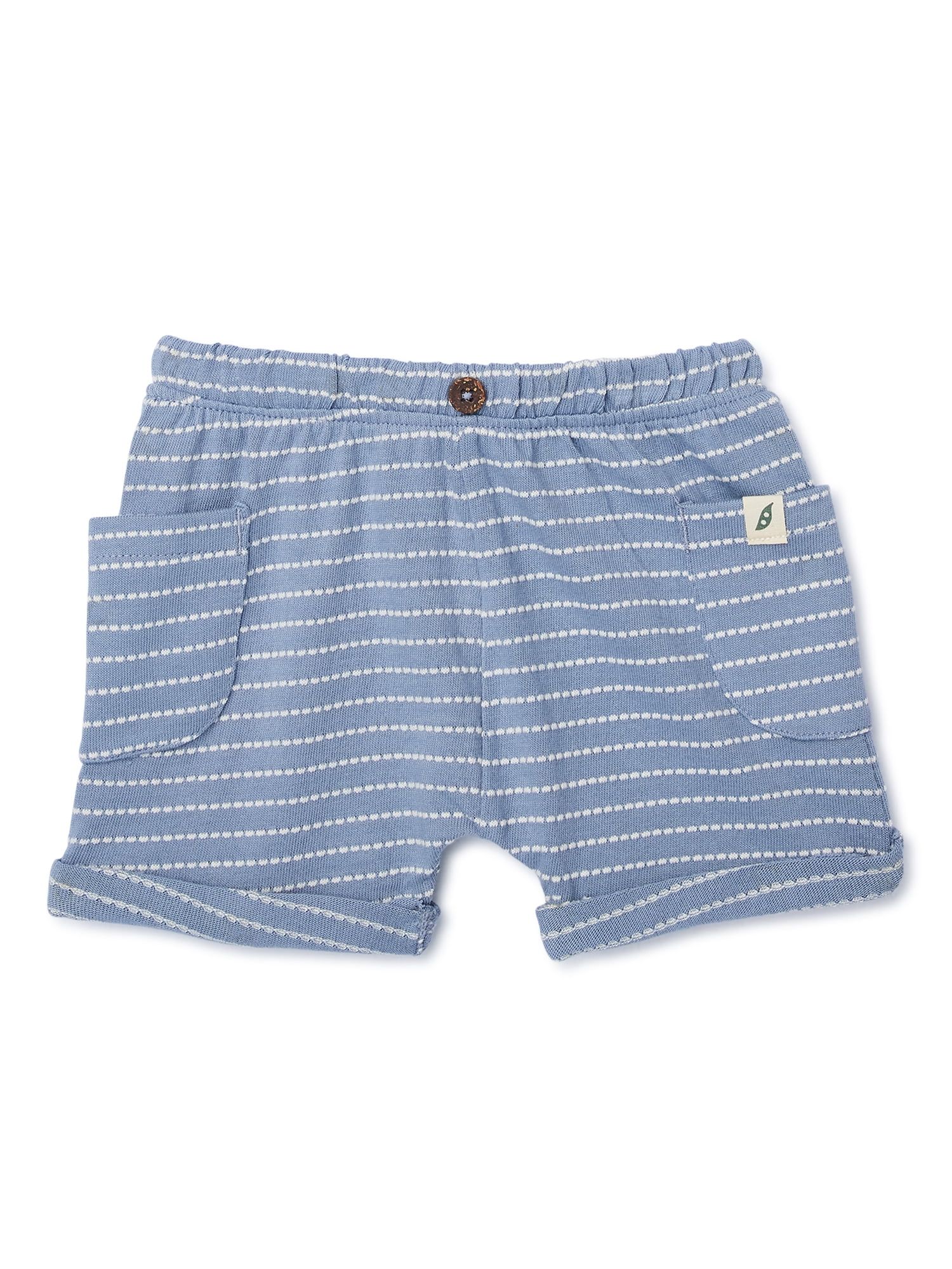 easy-peasy Baby Striped Knit Shorts, Sizes 0-24 Months | Walmart (US)