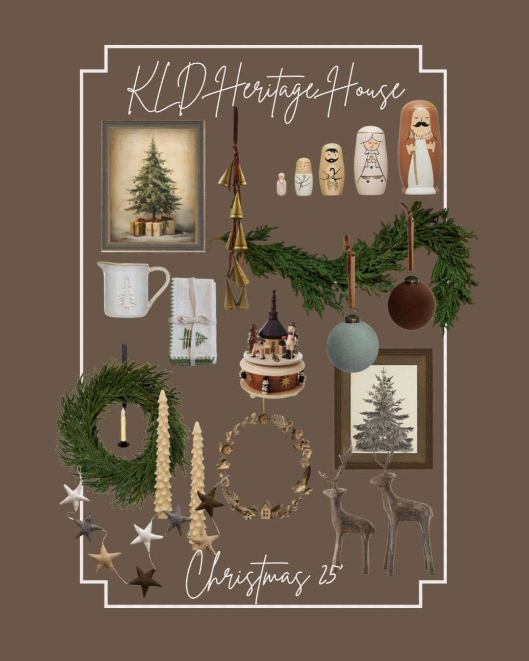 Kld Heritage House Christmas Collection

#LTKSeasonal #LTKHome #LTKHoliday