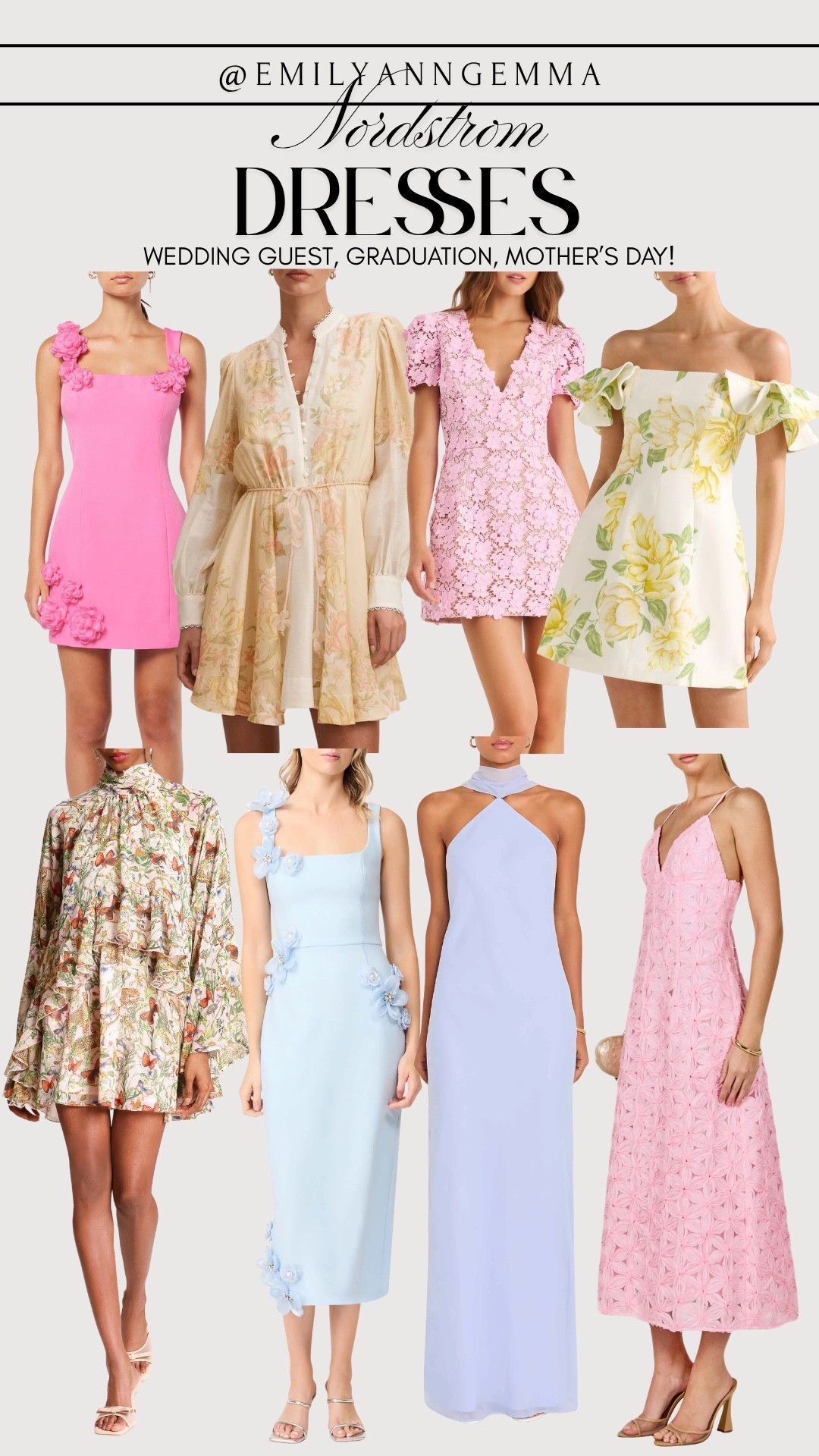 Nordstrom Dresses! Wedding guest dresses, Graduation dresses, Mother’s Day dresses & more! 

Wedding guest dresses, Graduation dresses, Mother’s Day dresses, Spring Dresses, Spring outfits, Black tie wedding, Preppy outfits, Spring outfits 2026, Emily Ann Gemma

#LTKMothersDay #LTKgrwm #LTKSeasonal