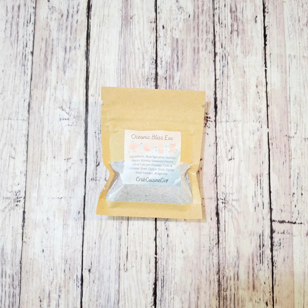Oceanic Bliss Exo - Bags - Limited Time - Hermit Crab Food - Calcium - Crabcuisineco - Etsy | Etsy (US)