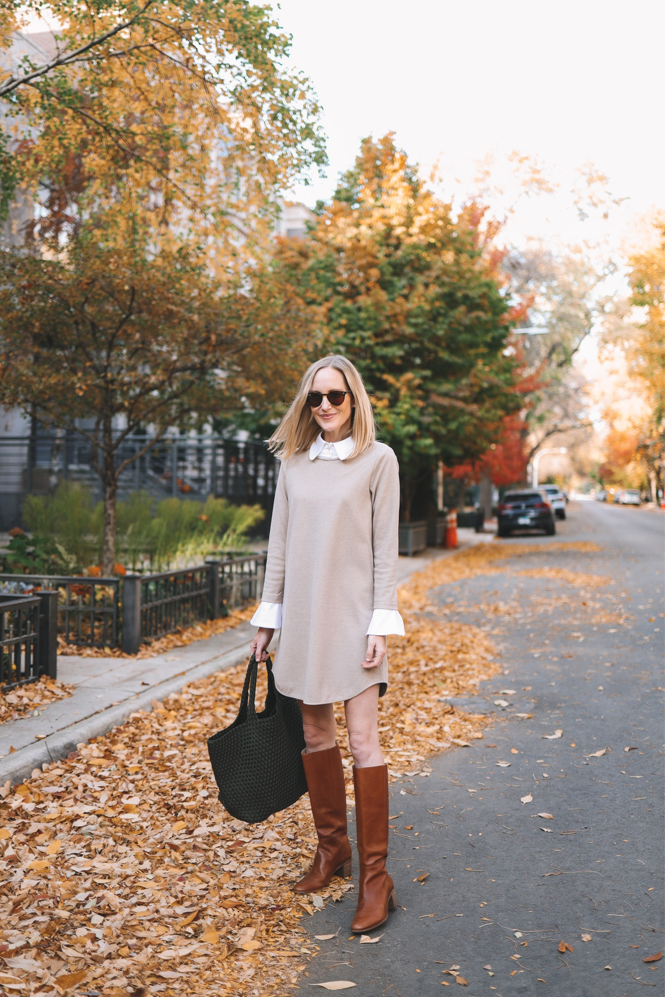 Use code “CYBER” to take up to 30
Percent off my dress. (TTS.) Use code “OHJOY” to take 40 percent off my stacked heel boots! (Go a half size up.) 

#LTKCyberweek #LTKshoecrush #LTKsalealert