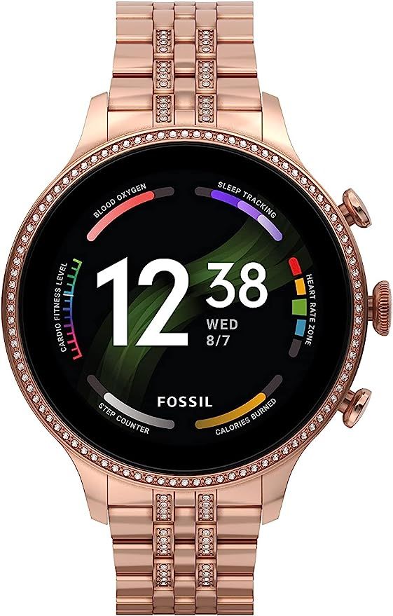 Fossil Women's GEN 6 Touchscreen Smartwatch with Speaker, Heart Rate, NFC, and Smartphone Notific... | Amazon (UK)