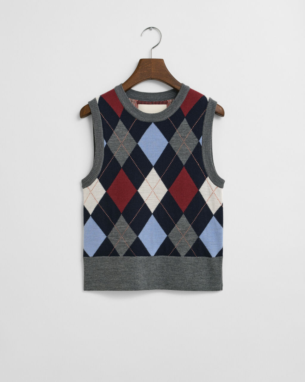 Argyle Crew Neck Vest | Gant