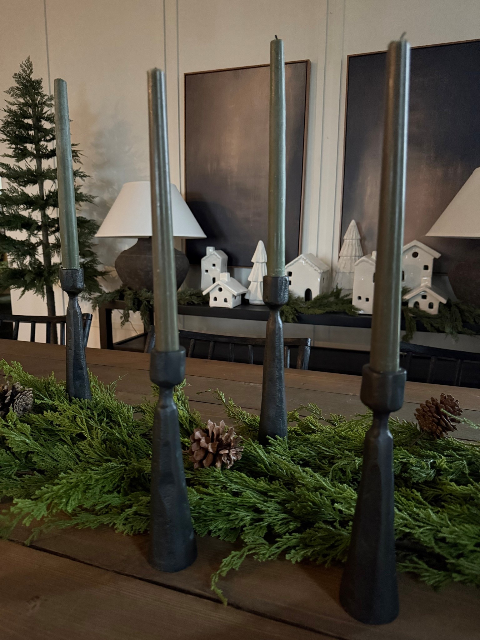 Gorgeous candle holders.. simply but dramatic ✨
Holiday decor 
Christmas home 

#LTKHoliday