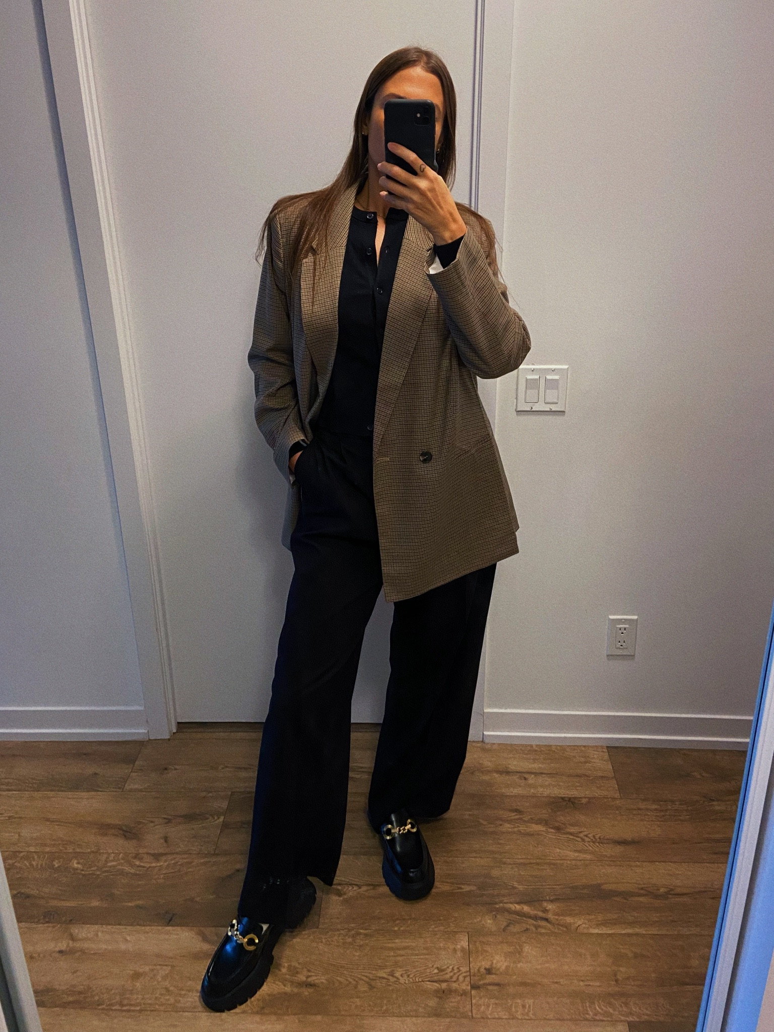 Oversized Blazer with wide trousers my fave combo this season! 

#LTKstyletip #LTKSeasonal #LTKworkwear
