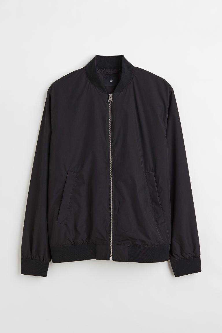 H & M - Bomber Jacket - Black | H&M (US)