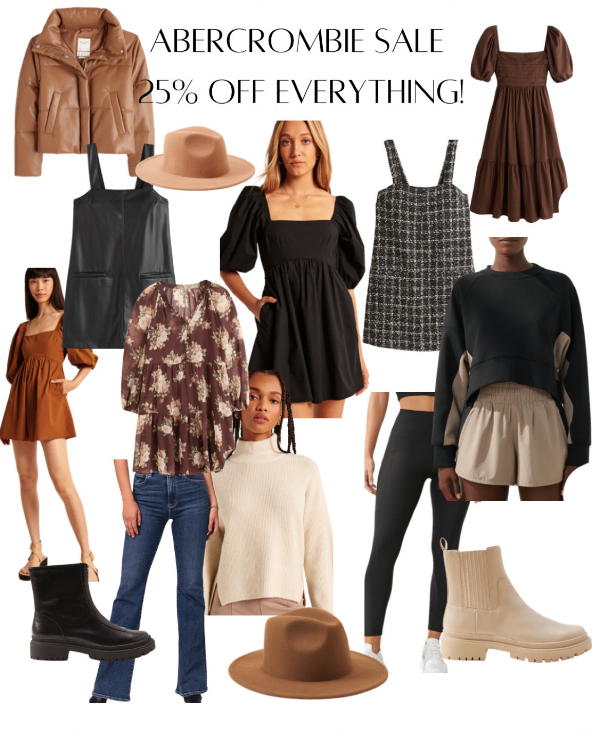 Abercrombie Sale 25% off Entire Site! Womens fall new arrivals boots dresses sweater jeans hats jackets etc! 

#LTKSale #LTKsalealert #LTKSeasonal