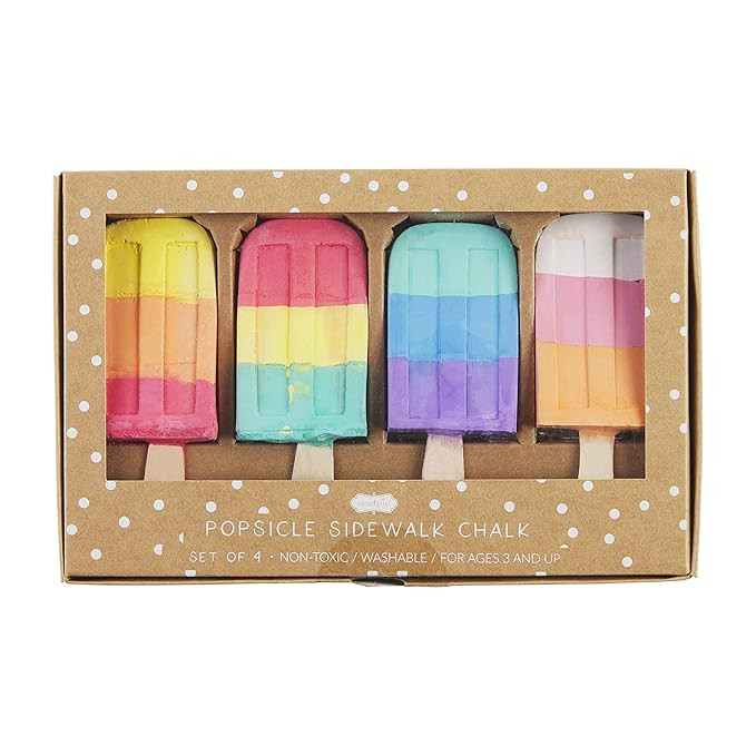 Mud Pie Children's Chalk Set, Popsicle | Amazon (US)