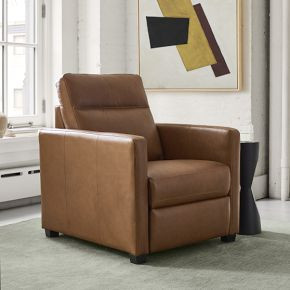 Harris Leather Power Recliner | West Elm (US)
