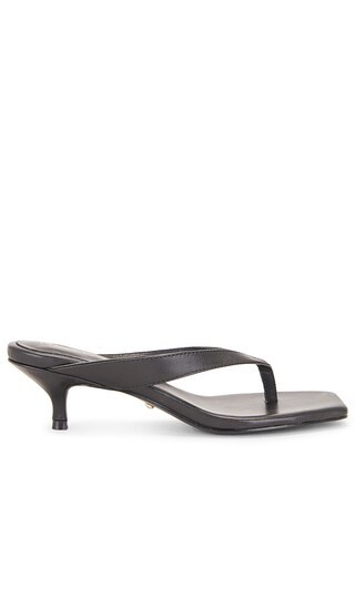 RAYE Perla Kitten Heel in Black. - size 6.5 | Revolve Clothing (Global)