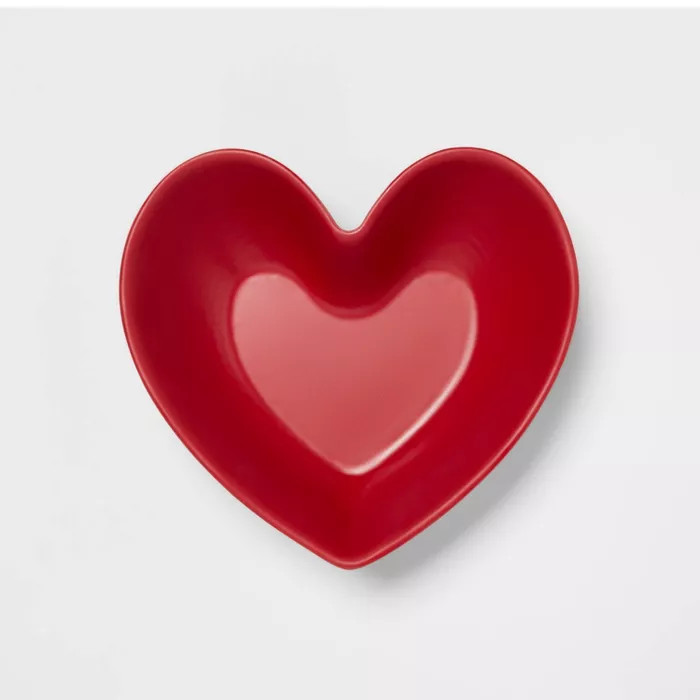 19oz Melamine Heart Bowl Red - Threshold™ | Target